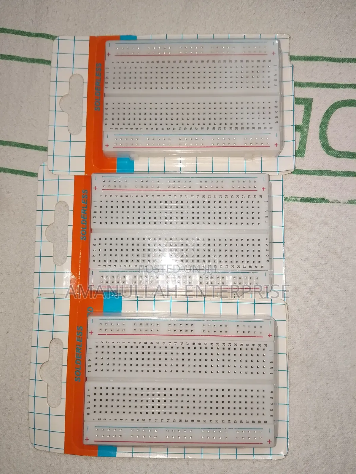 Solderless Breadboard, Which Is Used For Prototyping Electronic.