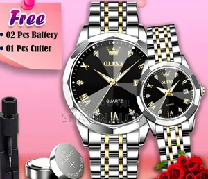 Olevs কাপল ওয়াচ সেট (সিটি লক)