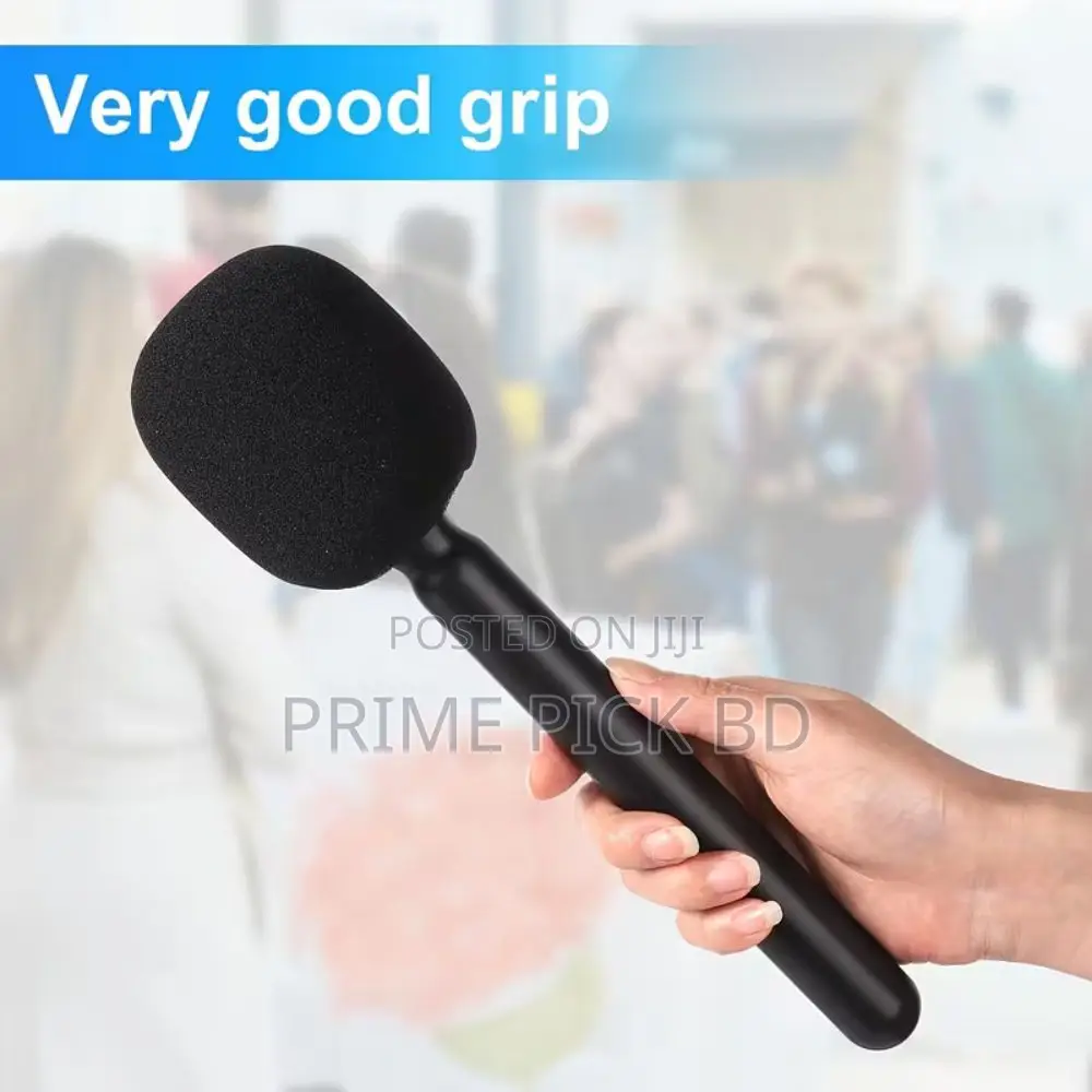 Gearup Wireless Microphone Holder for Interviews | Non-Slip Grip