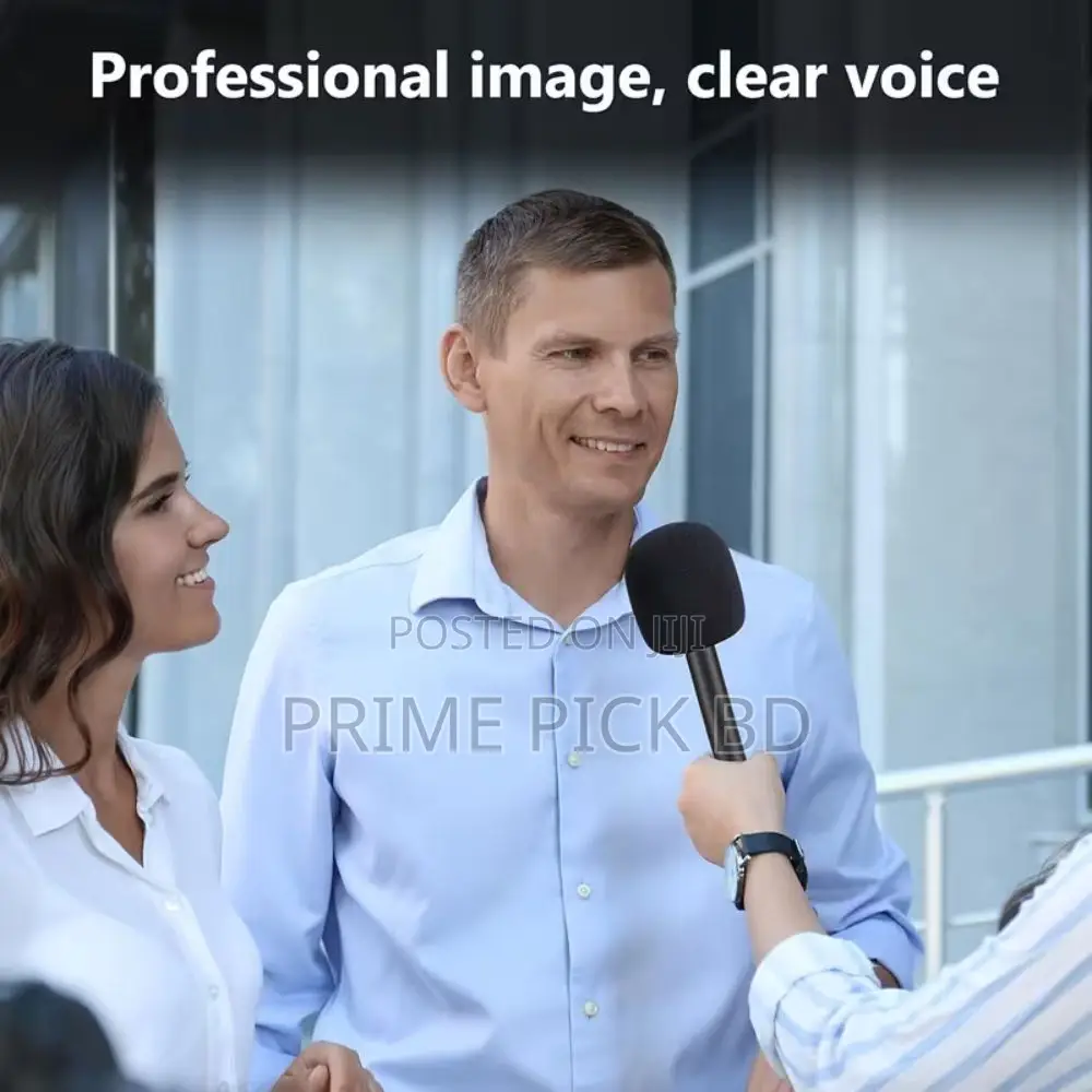 Gearup Wireless Microphone Holder for Interviews | Non-Slip Grip