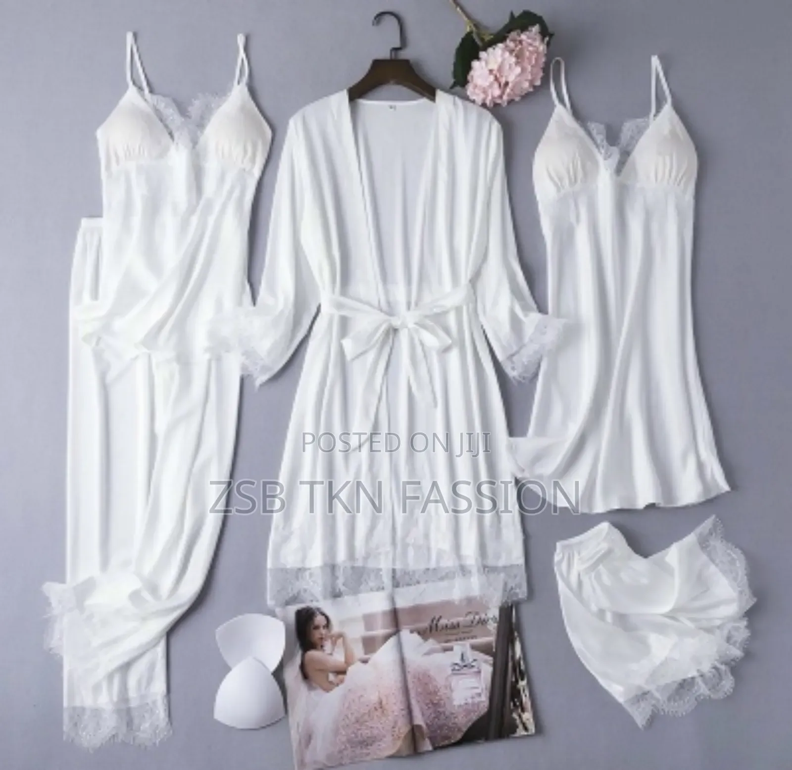 5pcs Chemise Nightgown Sleepwear হাই কোয়ালিটি