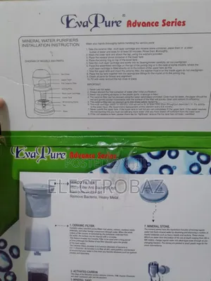 Eva Pure ( Malaysia) 30l Water Filter 4 Month Used