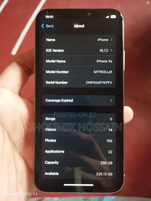 Apple iPhone XS 256 GB Silver