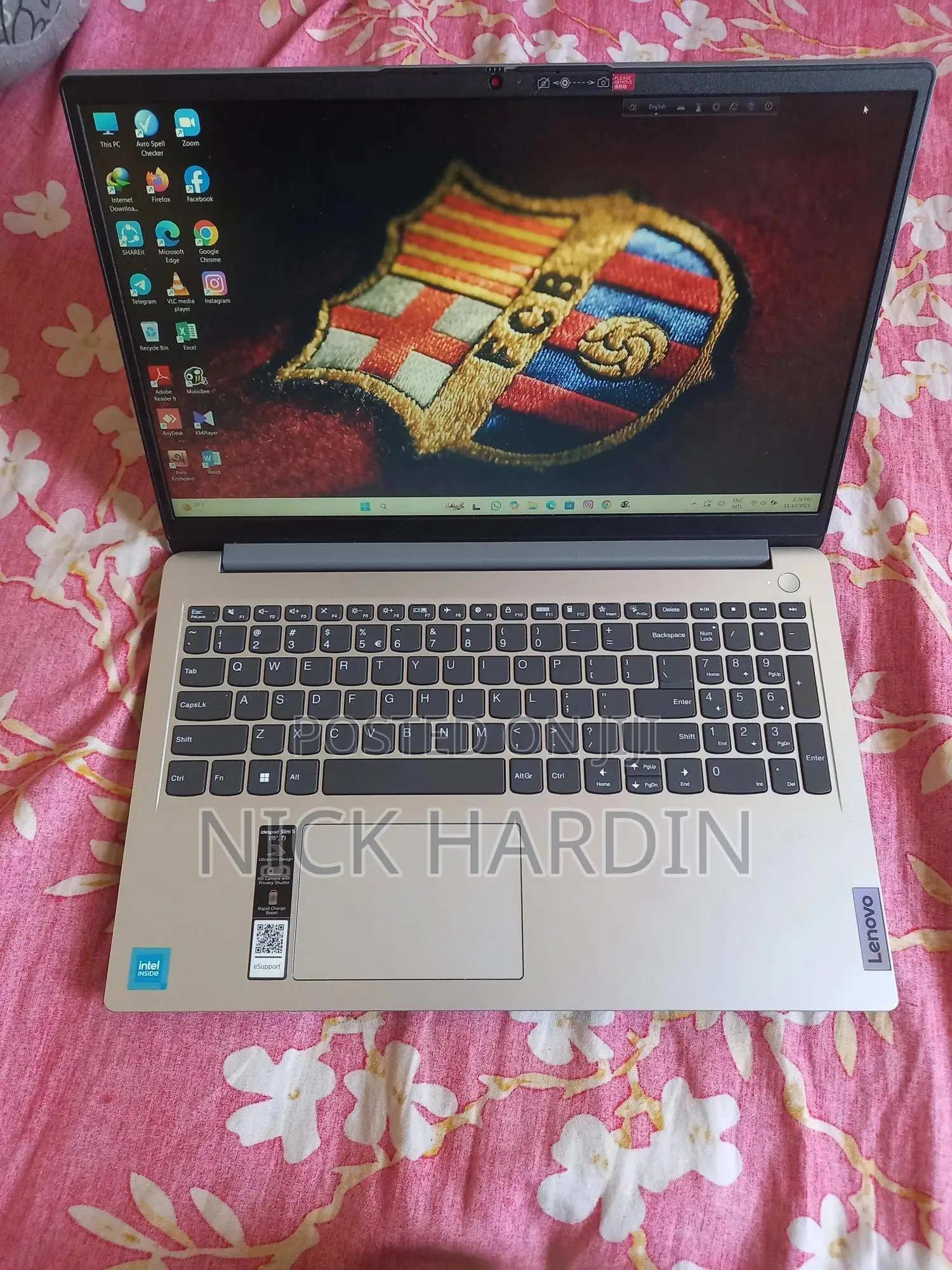 New Laptop Lenovo IdeaPad 1 8GB Intel Celeron SSD 256GB