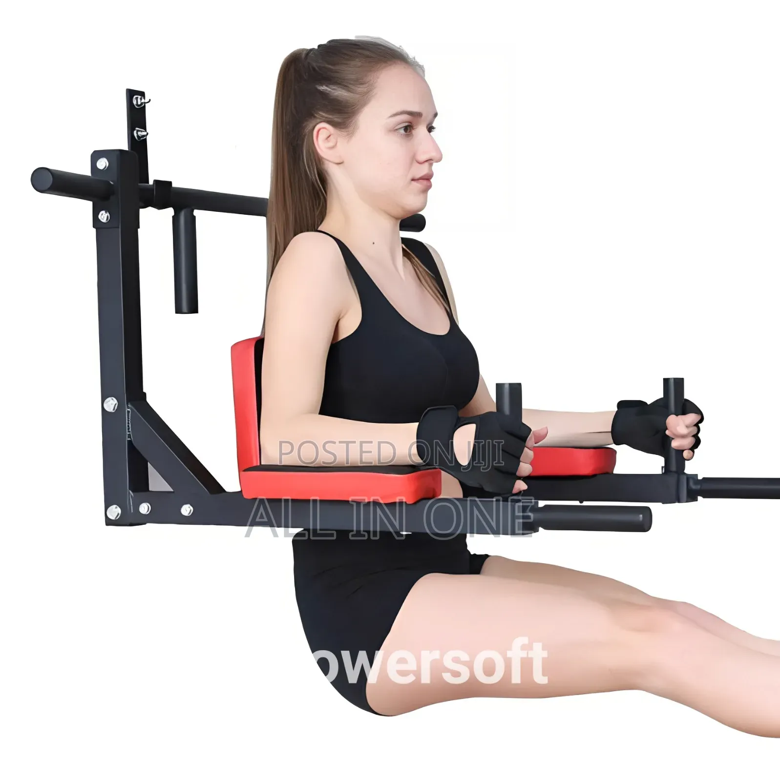 Multifunctional Wall Mounted Pull-Up Bar Power Tower Dip Stand Station