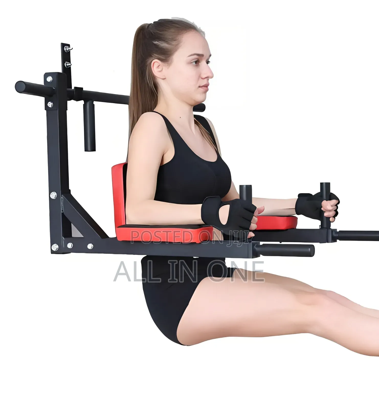 Multifunctional Wall Mounted Pull-Up Bar Power Tower Dip Stand Station