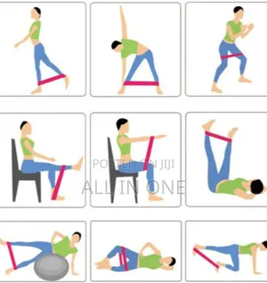 5 Pieces Resistance Bands Yoga Tension Band