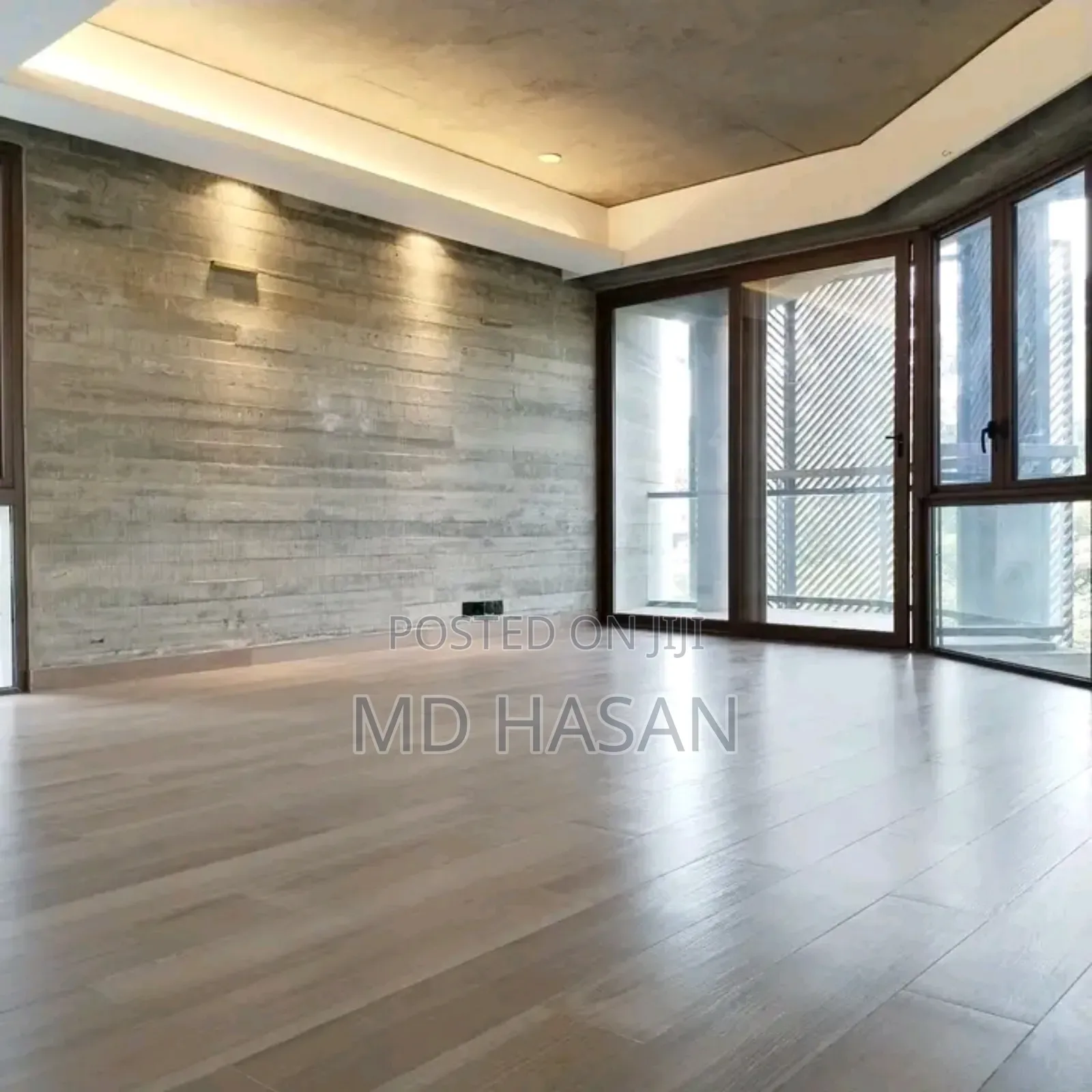 4bdrm Apartment in Semi Furbished Flat for Rent