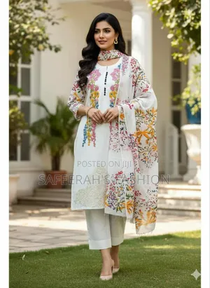 Photo - Cotton Embroidery Three Piece R