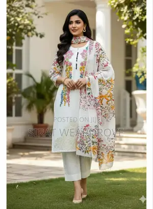 Photo - Cotton Embroidery Three Piece R