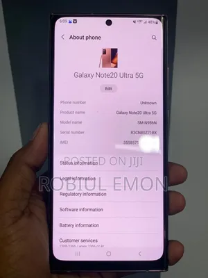 Photo - New Samsung Galaxy Note 20 Ultra 5G 256 GB
