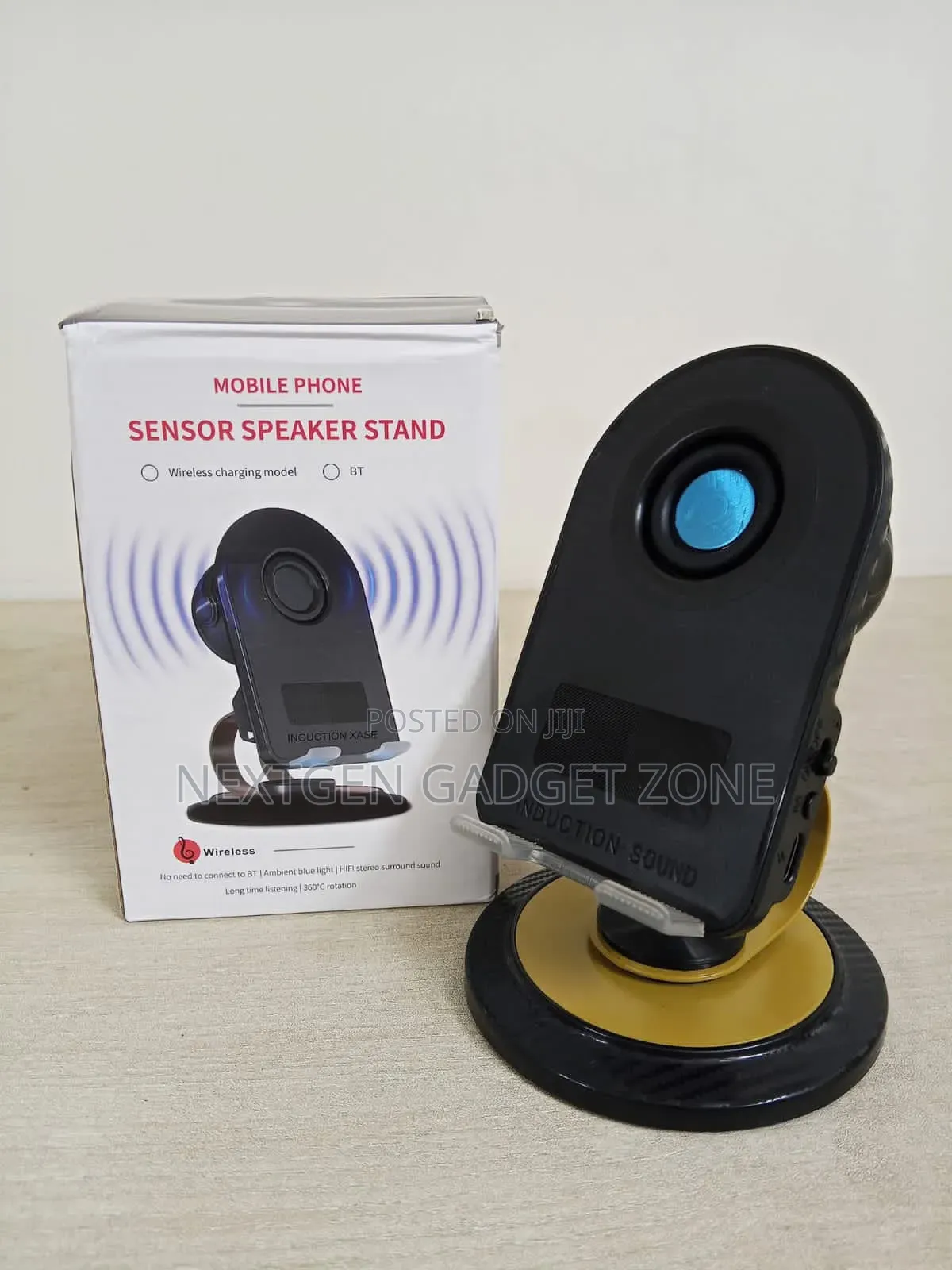 Mobile Phone Sensor Speaker Stand – 3-in-1 Magic Gadget!
