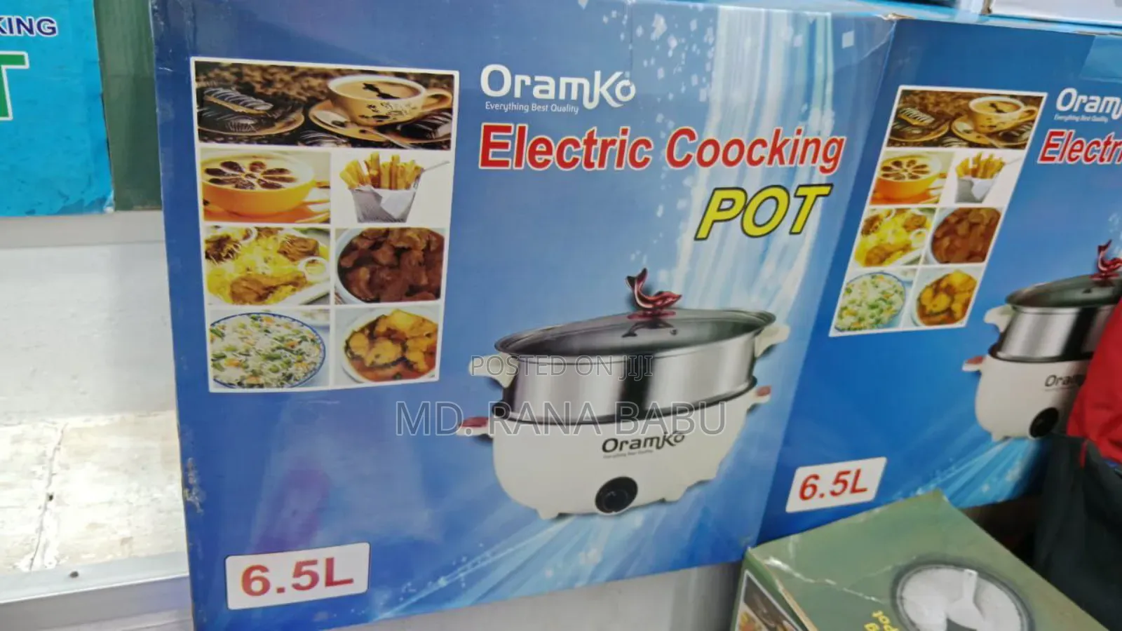 Oramko 6.5 Litre Electric Cooking Pot
