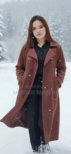 Stylish Ladies Overcoat (Button System)