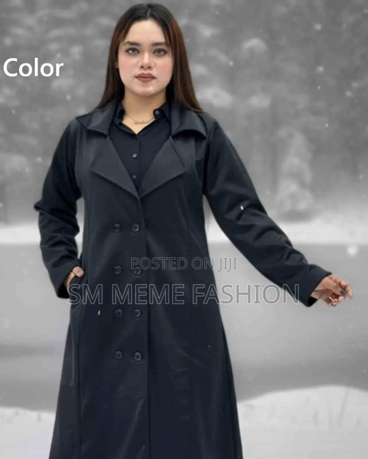 Stylish Ladies Overcoat (Button System)