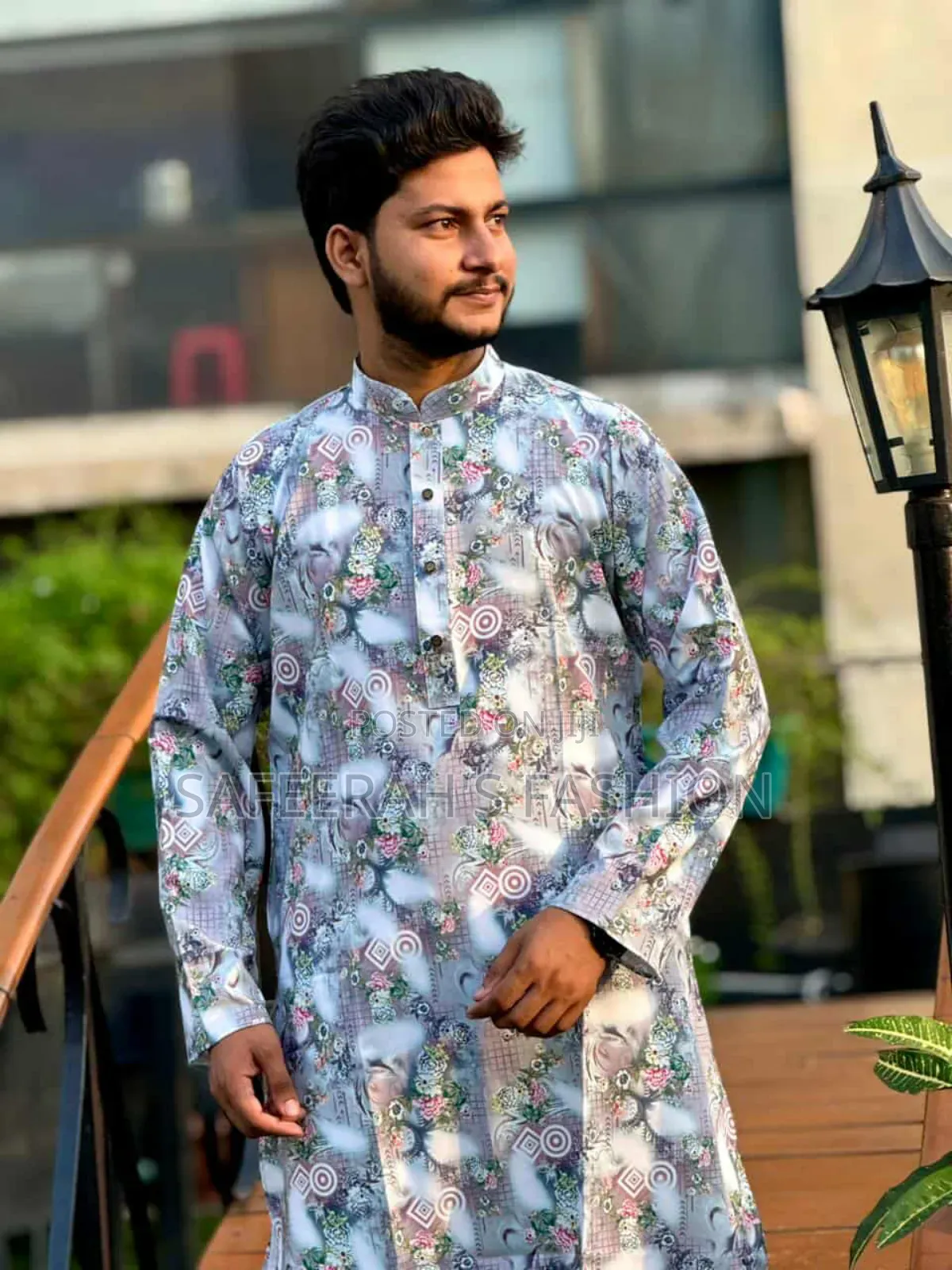 চায়না স্টিজ কাপড় ডিজিটাল পিন্ট পান্জাবিr