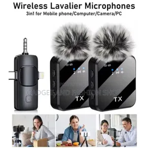 Photo - F11-2 Wireless Collar Microphone for iPhone Android