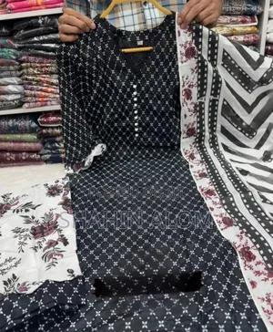 Photo - লেটেস্ট ডিজাইনের প্রিন্টের হাই কোয়ালিটি থ্রি পিস