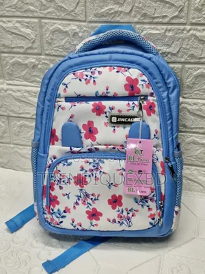 Photo - Floral Print Girls School Bag (Class 0–3) – Jincazi Brand, Waterproof