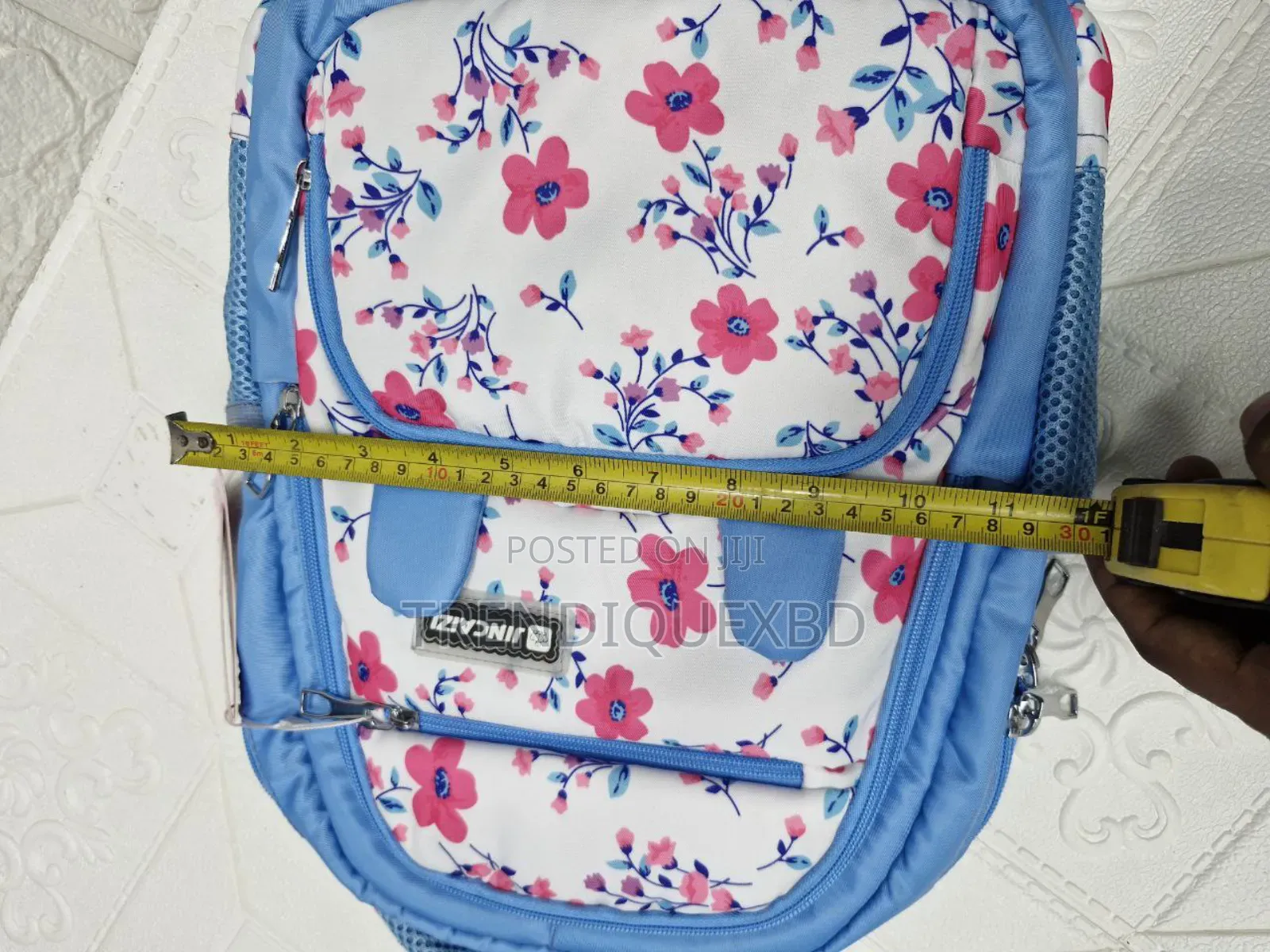 Floral Print Girls School Bag (Class 0–3) – Jincazi Brand, Waterproof