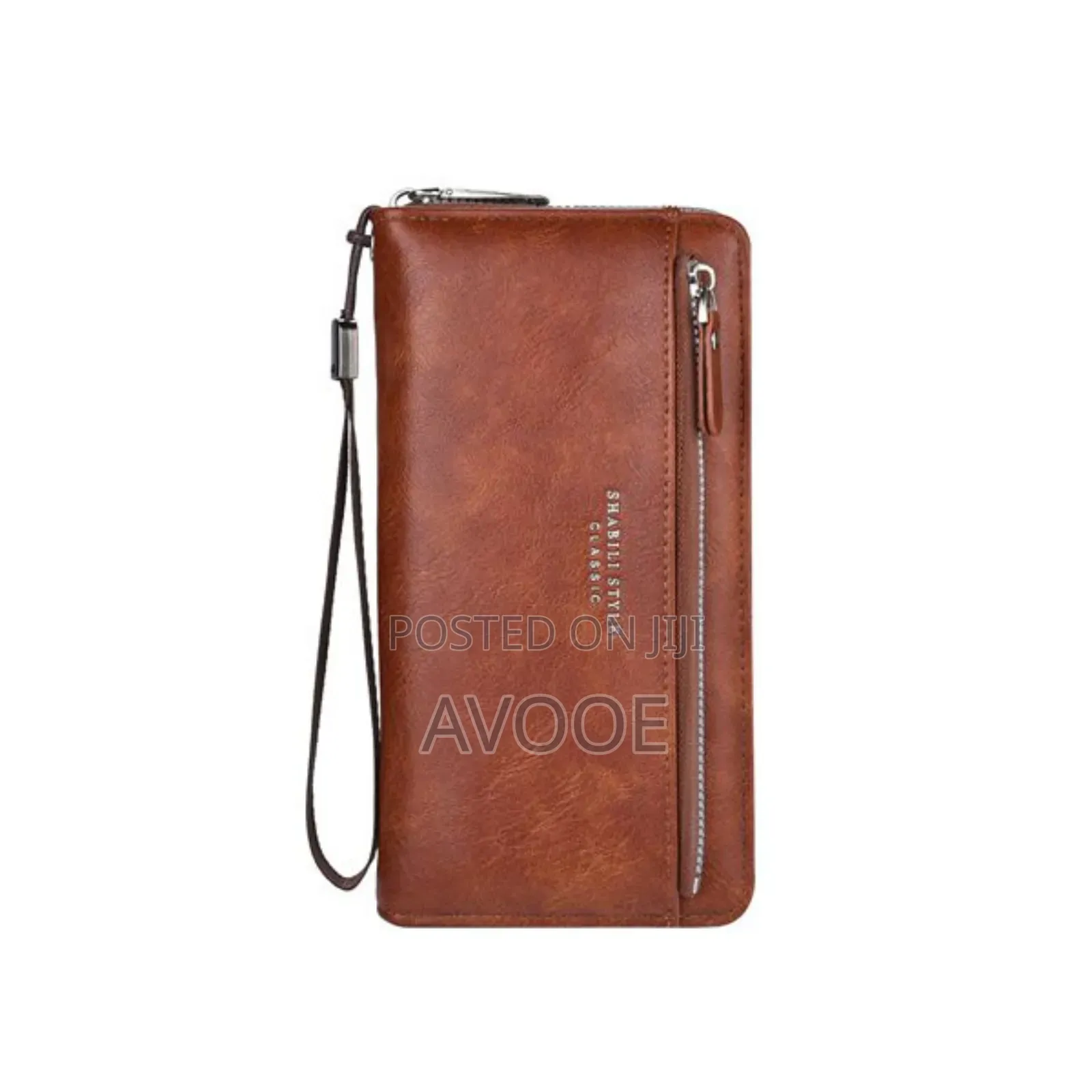 New Long Wallet Bag Soft Leather Zipper Fashion Mobile Phone Wallet