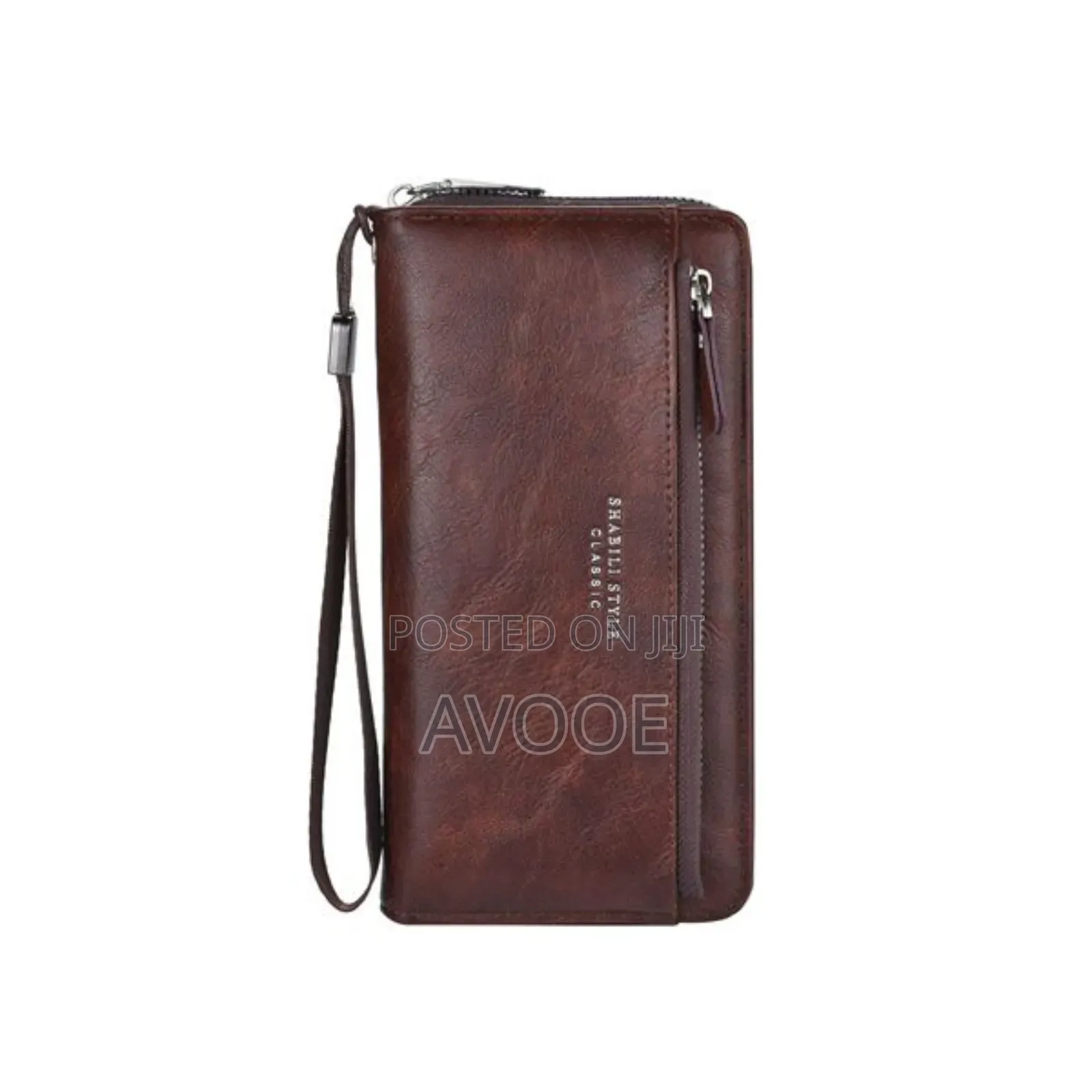 New Long Wallet Bag Soft Leather Zipper Fashion Mobile Phone Wallet