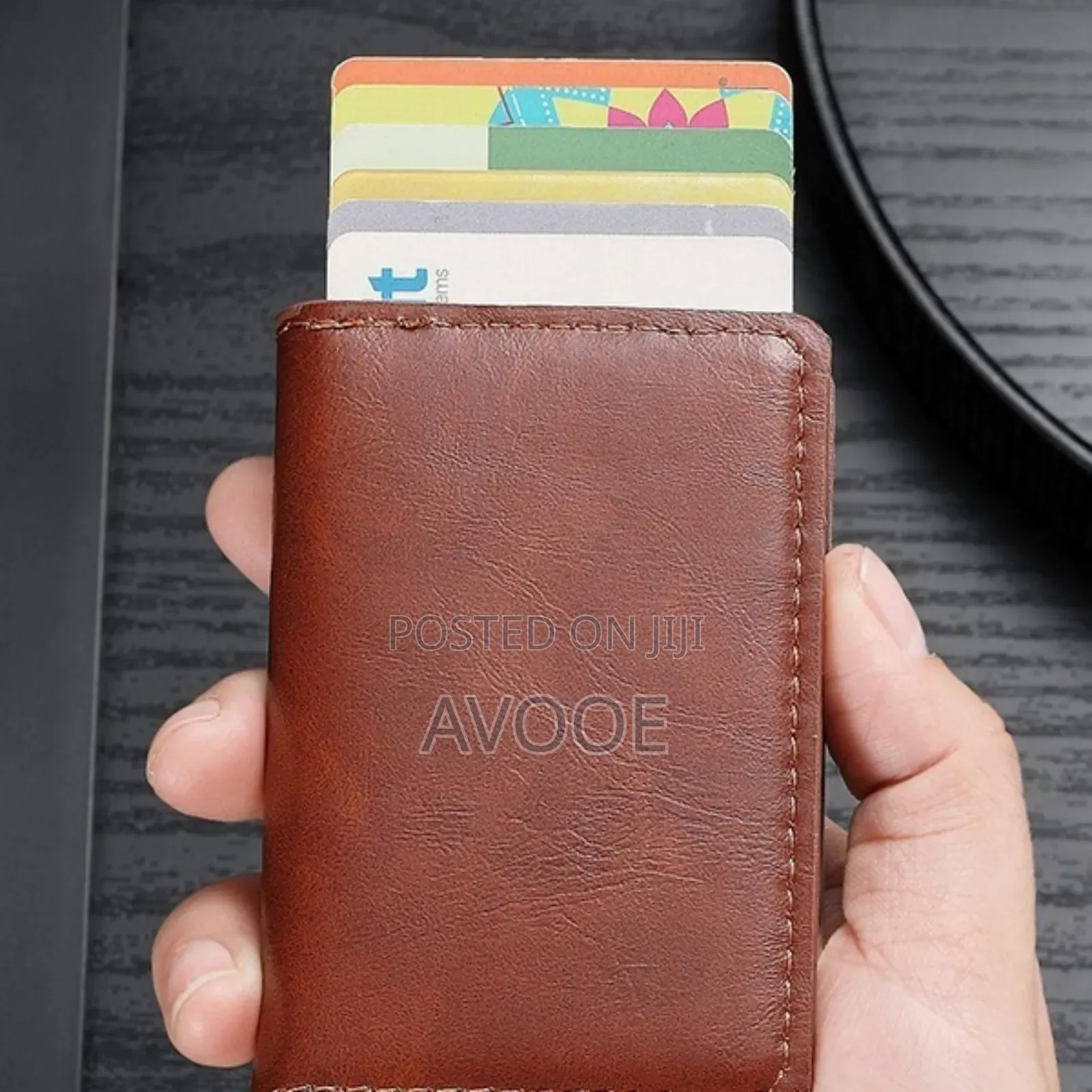 Automatic Pop-Up Credit Card Holder Aluminum Metal Box Card Slot