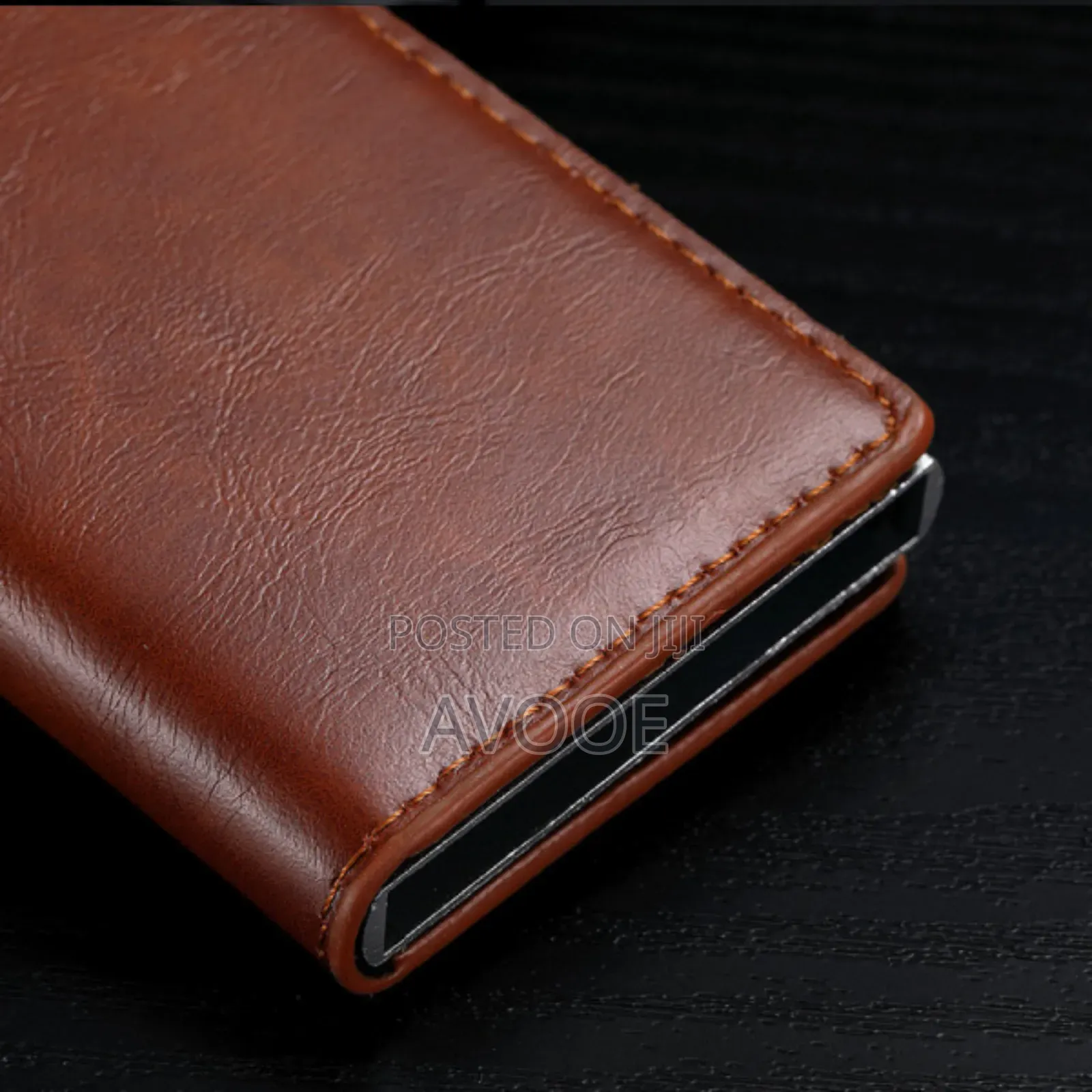 Automatic Pop-Up Credit Card Holder Aluminum Metal Box Card Slot