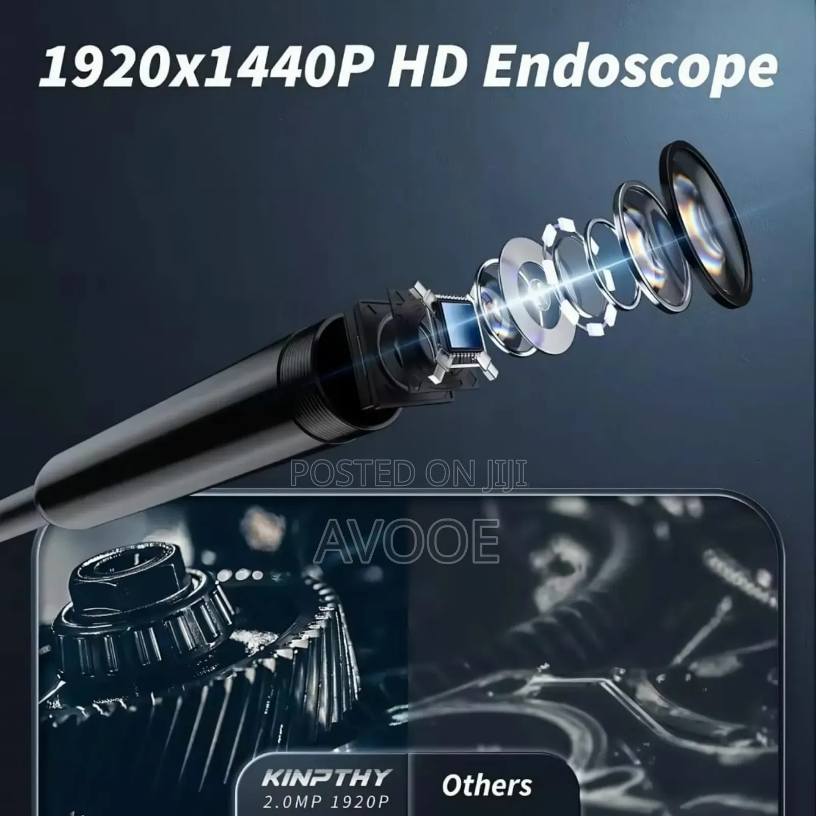 Endoscopy Type C Camera 3 In 1 Automotive Borescope For Smart Device