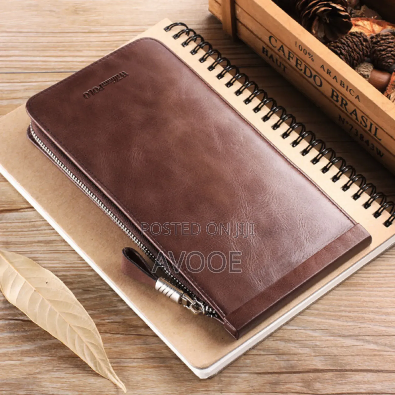 New Men's And Women's Long Double Zipper Multi-function Card Holder