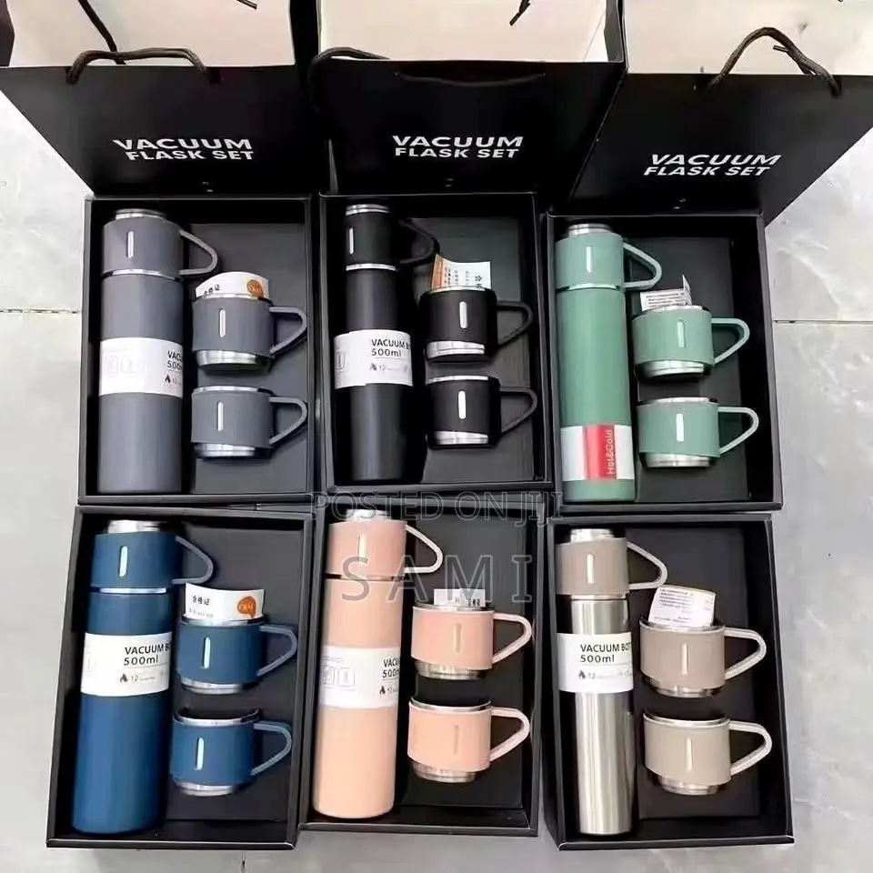 Vacuum Flask Set (500ml) ভ্যাকুয়াম ফ্লাক্স সেট
