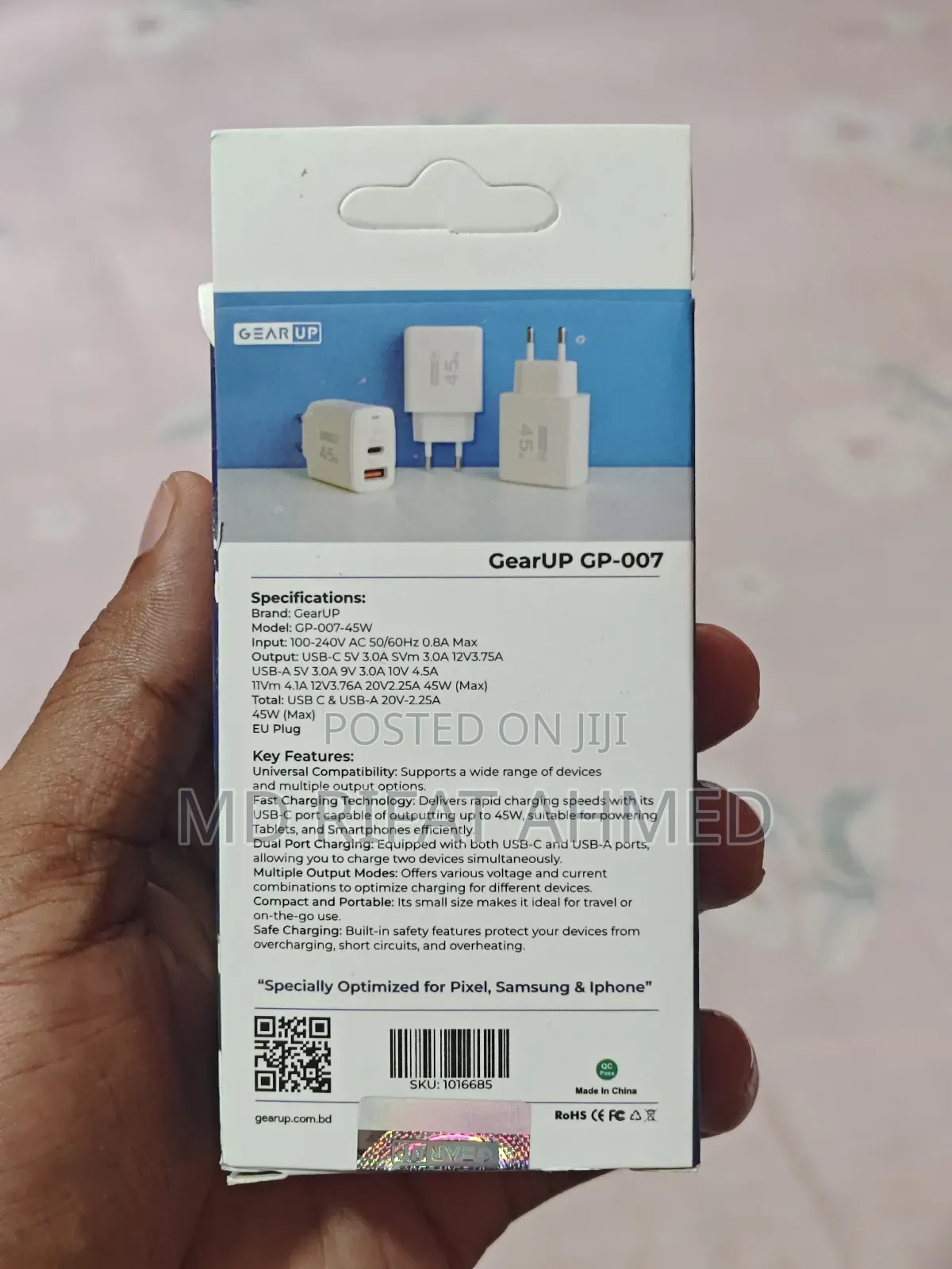 45w Charger / Adopter Brandnew (Brand-Gearuu)