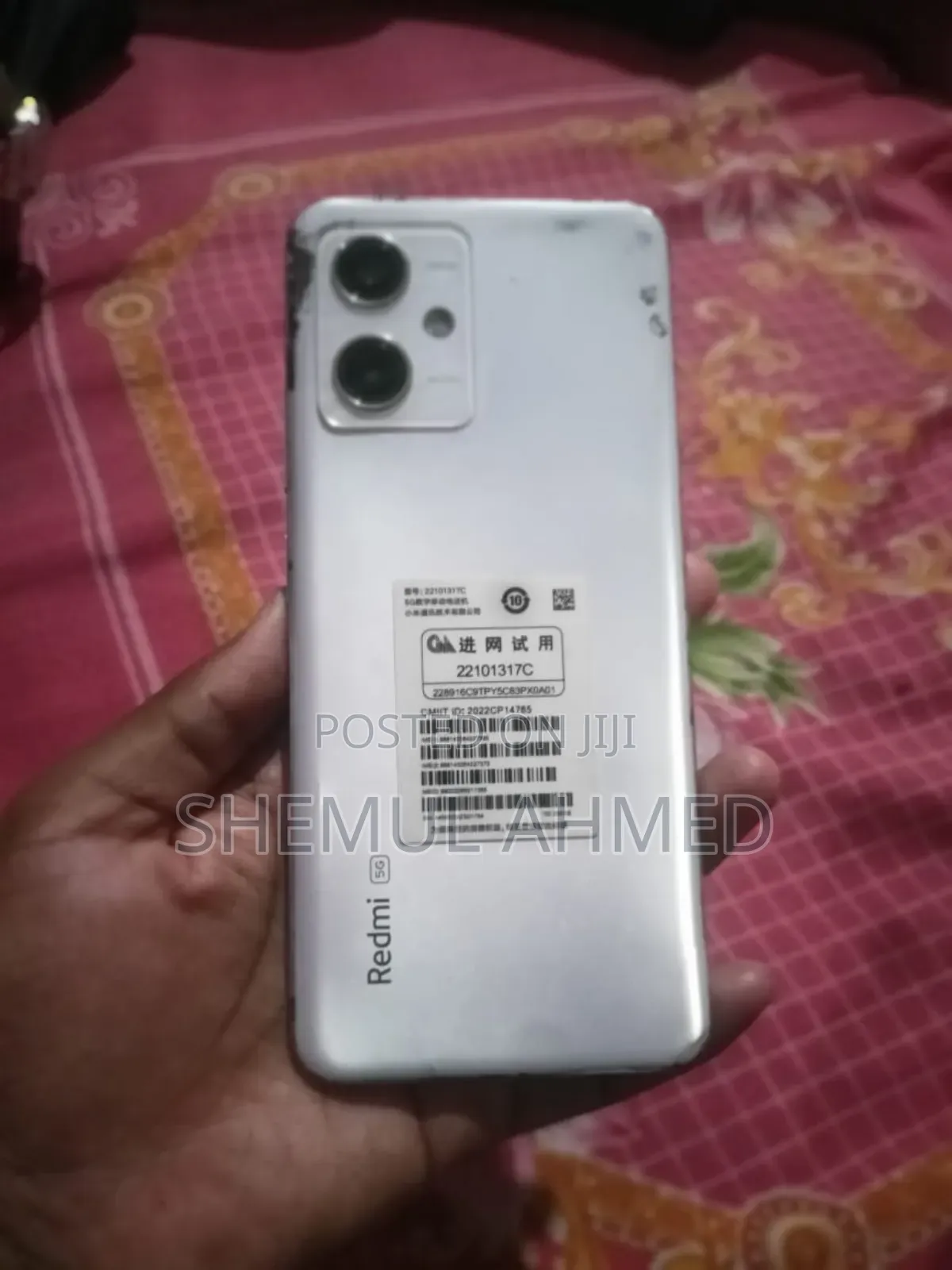 Xiaomi Redmi Note 12 5G 256 GB White