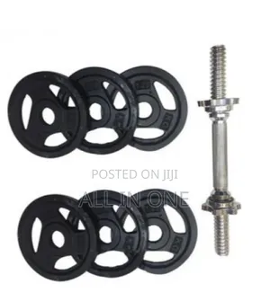 Photo - Black Thumbbel 4 PCS Black Color Plate 1.25kg X 4 =5kg