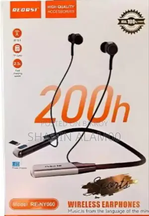 Recrsi Re-Ny060 ২০০ আওয়ার্স ব্লুটুথ নেকব্যান্ড