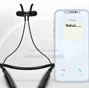 Neck Band Bluetooth Earphone Bn - 235 ( Black)