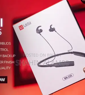 Neck Band Bluetooth Earphone Bn - 235 ( Black)
