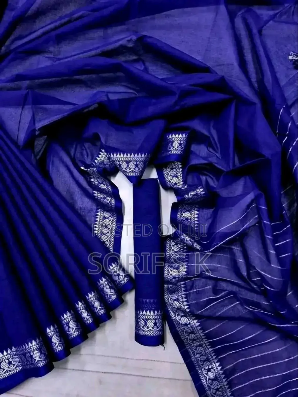 হাফ সিল্ক কটন শাড়ি