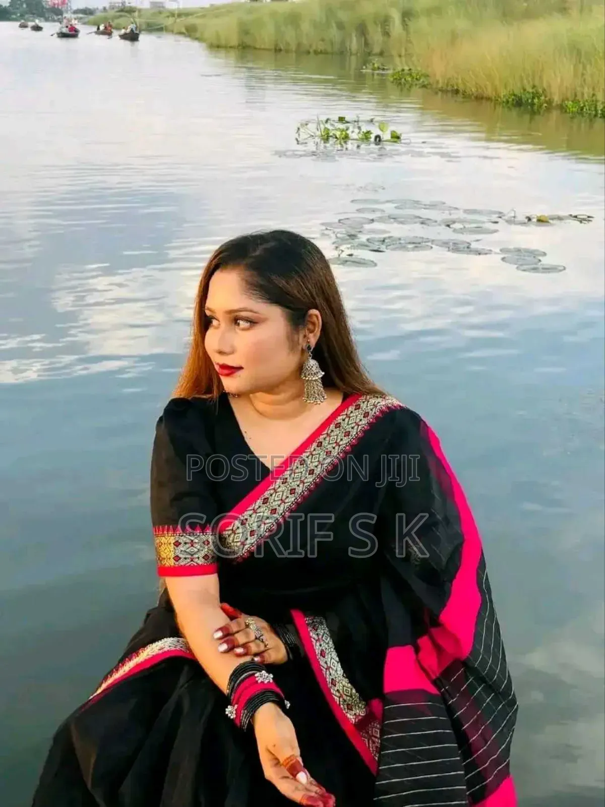 হাফ সিল্ক কটন শাড়ি