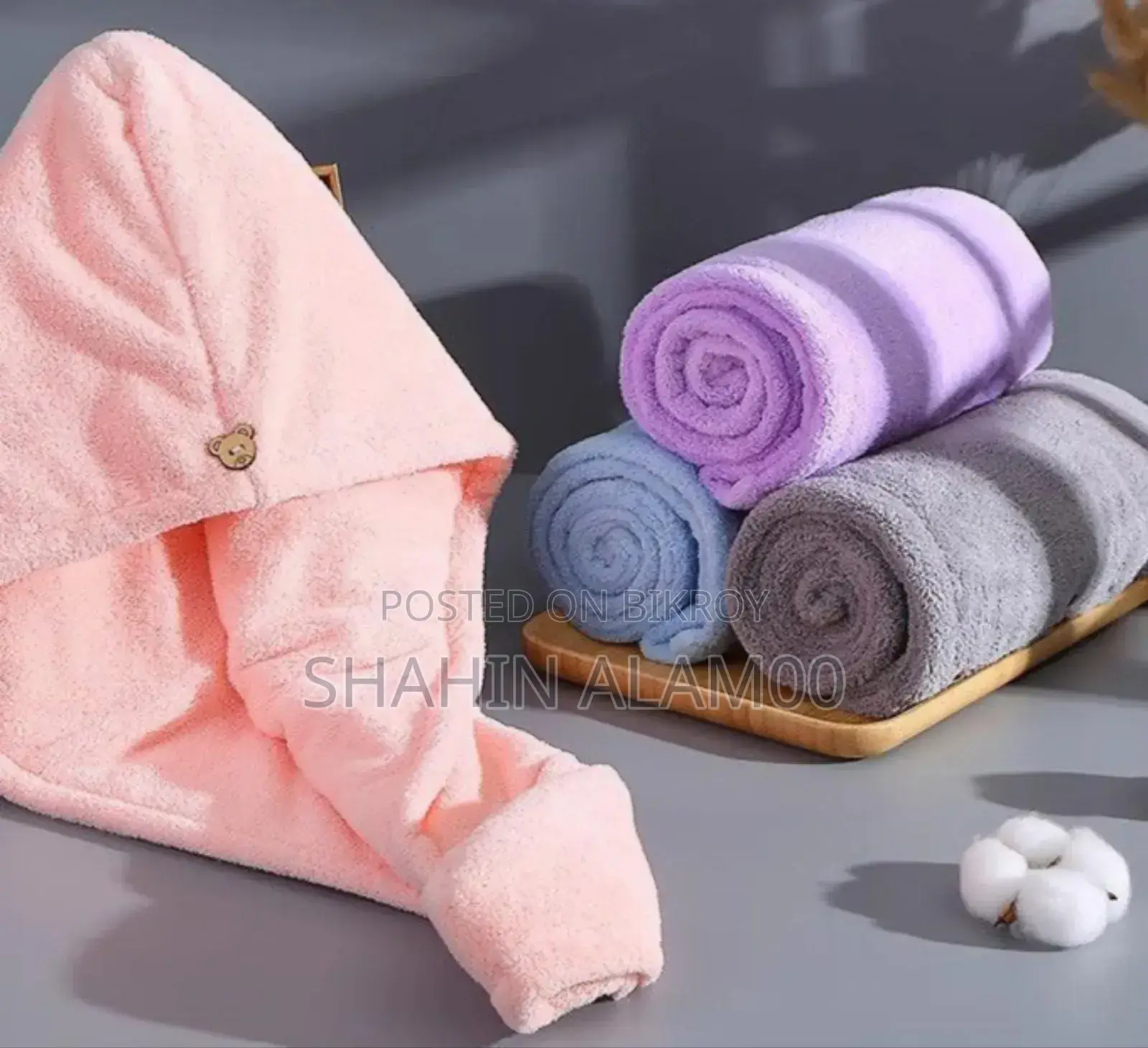 Piece Microfiber Hair Towel