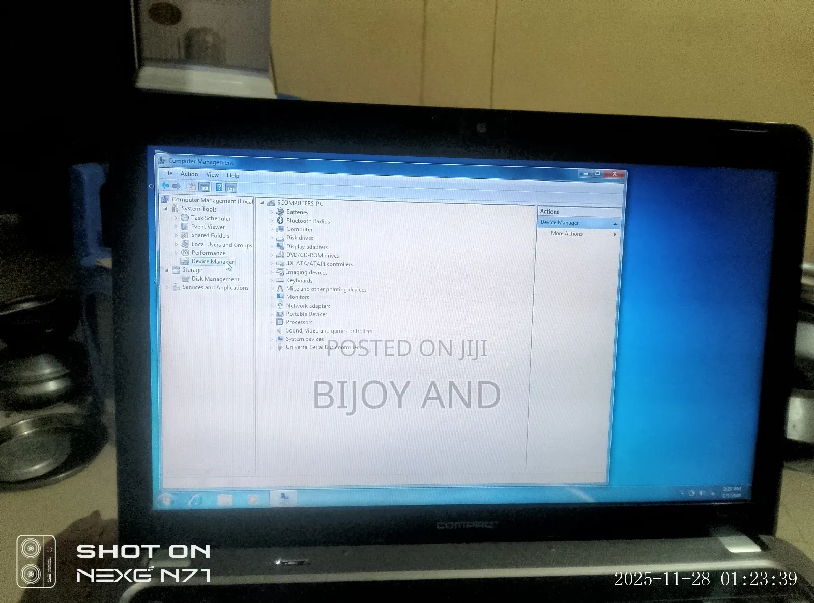 Laptop HP Compaq Presario CQ42 4GB Intel Celeron SSD 350GB