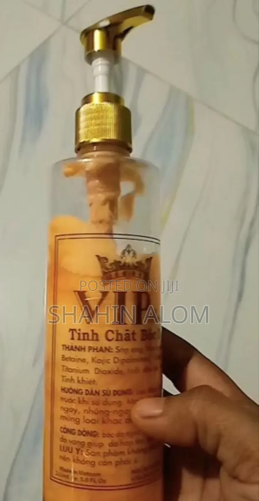 New Vip Cream Body Vip Black Peeling Essence, Helps The