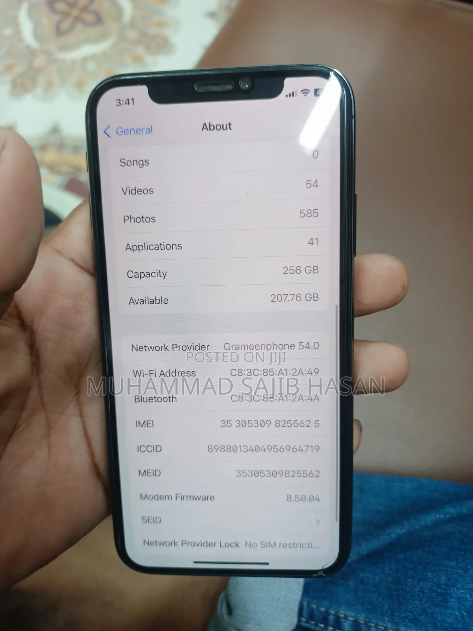 Apple iPhone X 256 GB Black