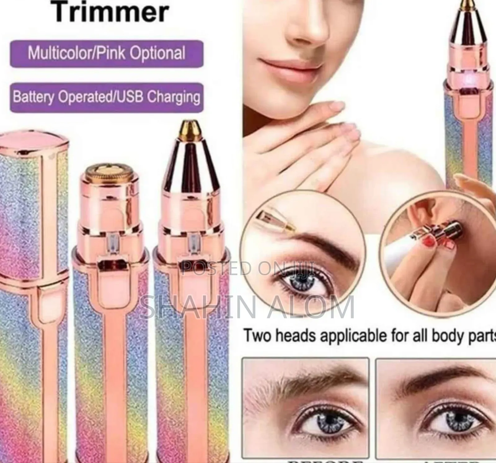 Blawless Rechargeable 2 in 1 Hair Remover