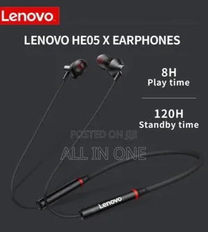 Lenovo He05x Bluetooth 5.0 Magnetic Neckband Sports Earphones