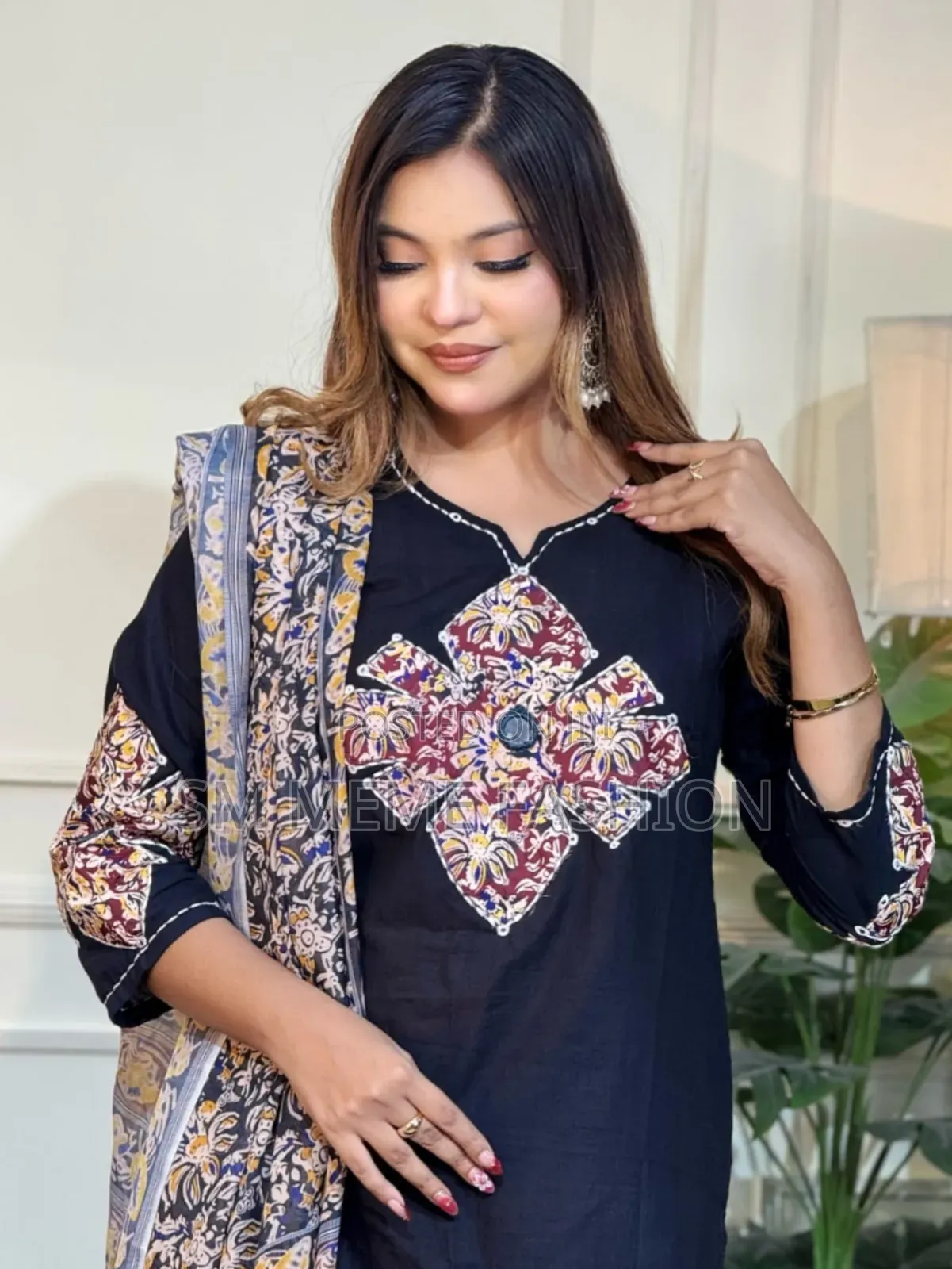 ডিজিটাল প্রিন্ট থ্রি পিস