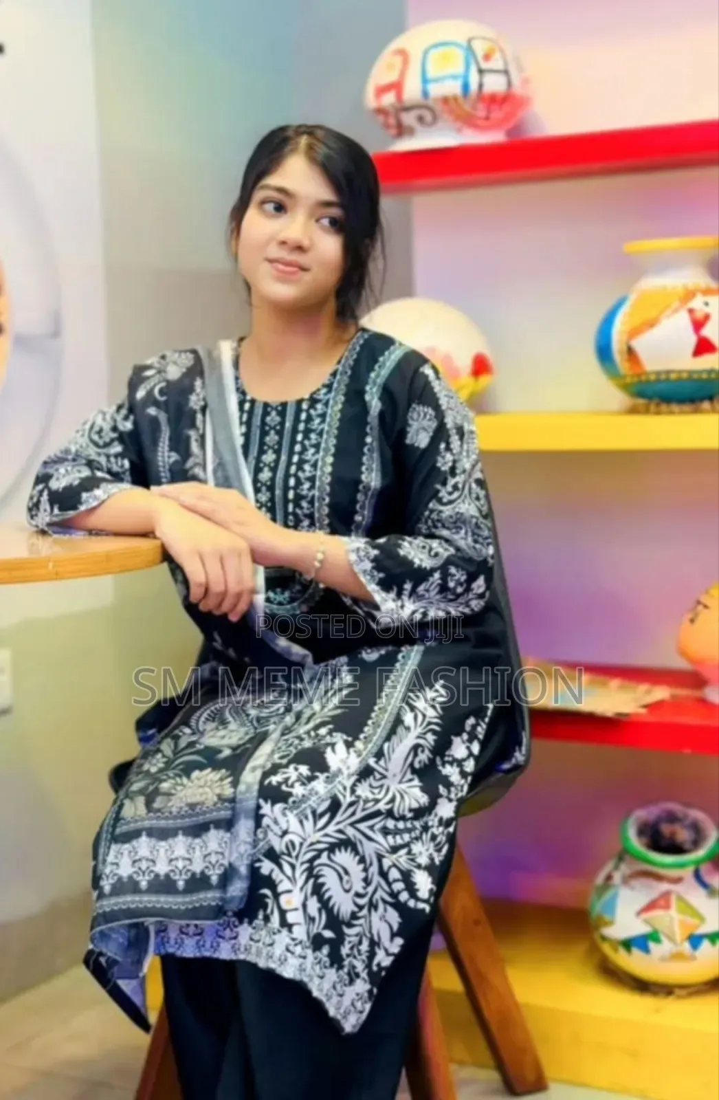 ডিজিটাল প্রিন্ট থ্রি পিস