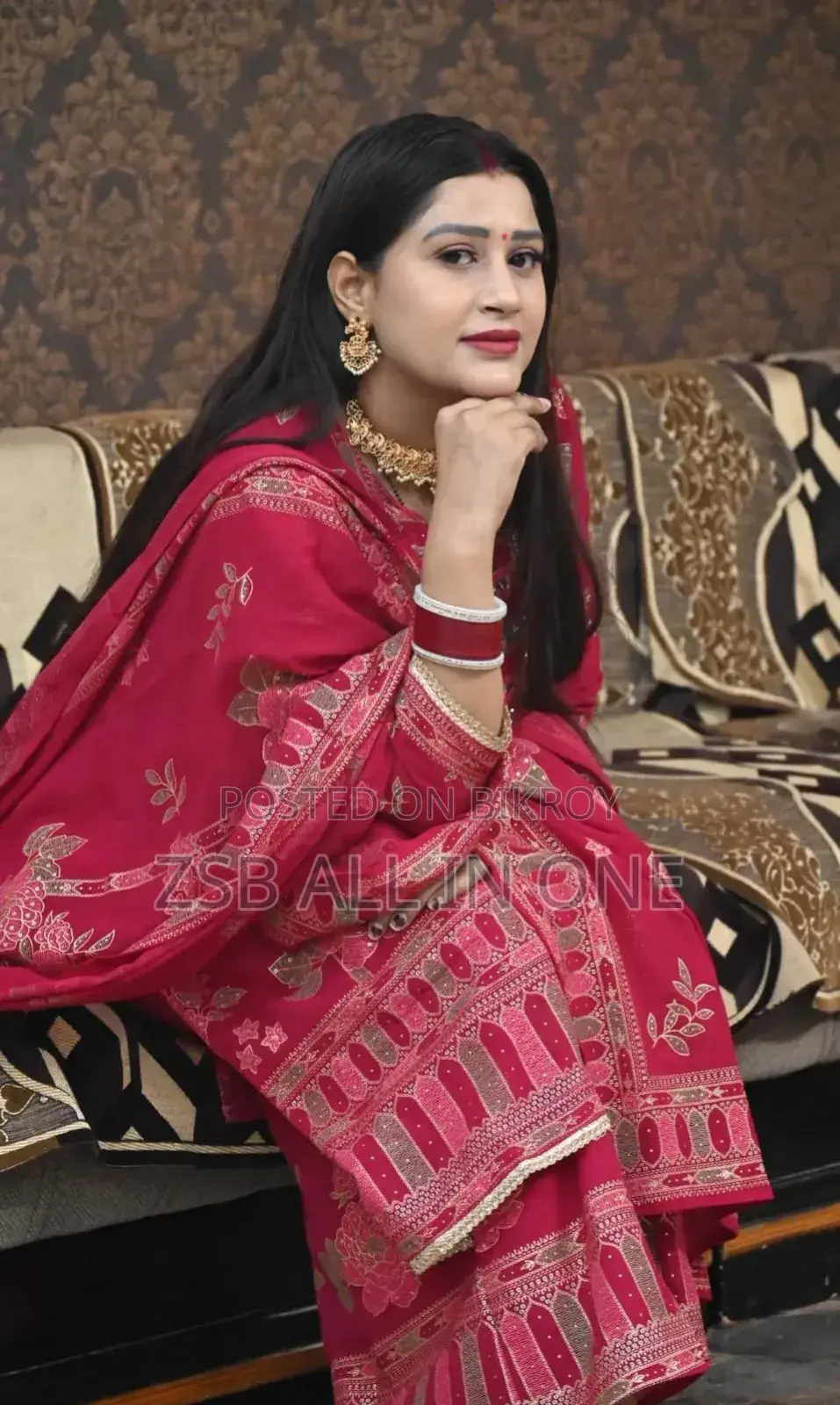 Radymade Three Piece প্রিমিয়াম কারচুপি কাজ