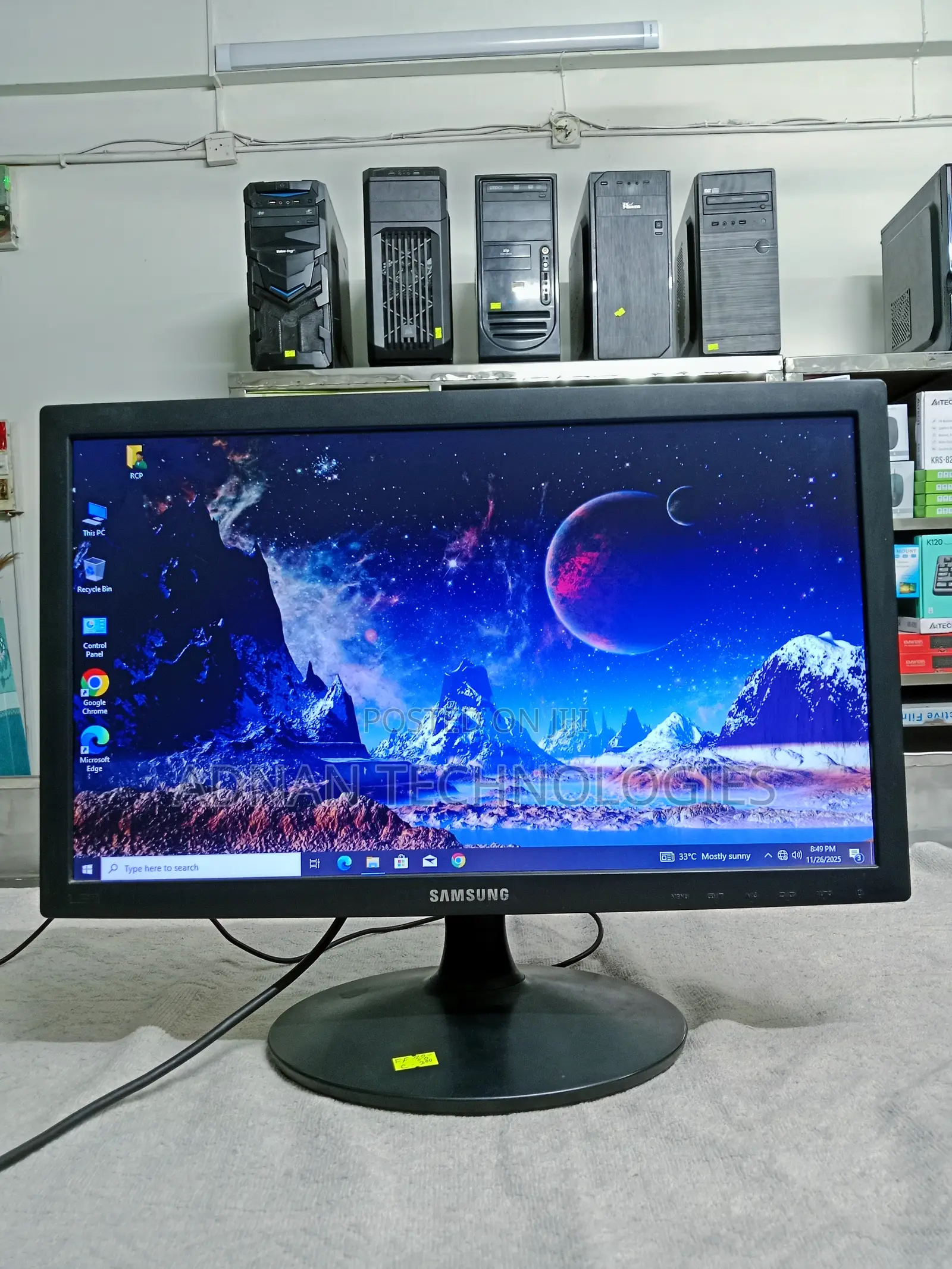 Samsung S19c170b – 19′′ Wide Screen Hd Led Monitor | Full Fresh
