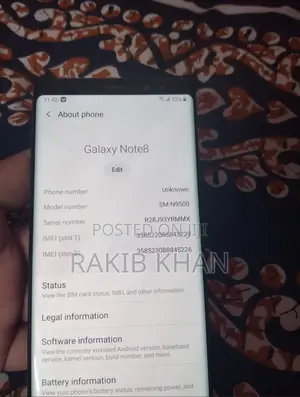 Samsung Galaxy Note 8 128 GB Black